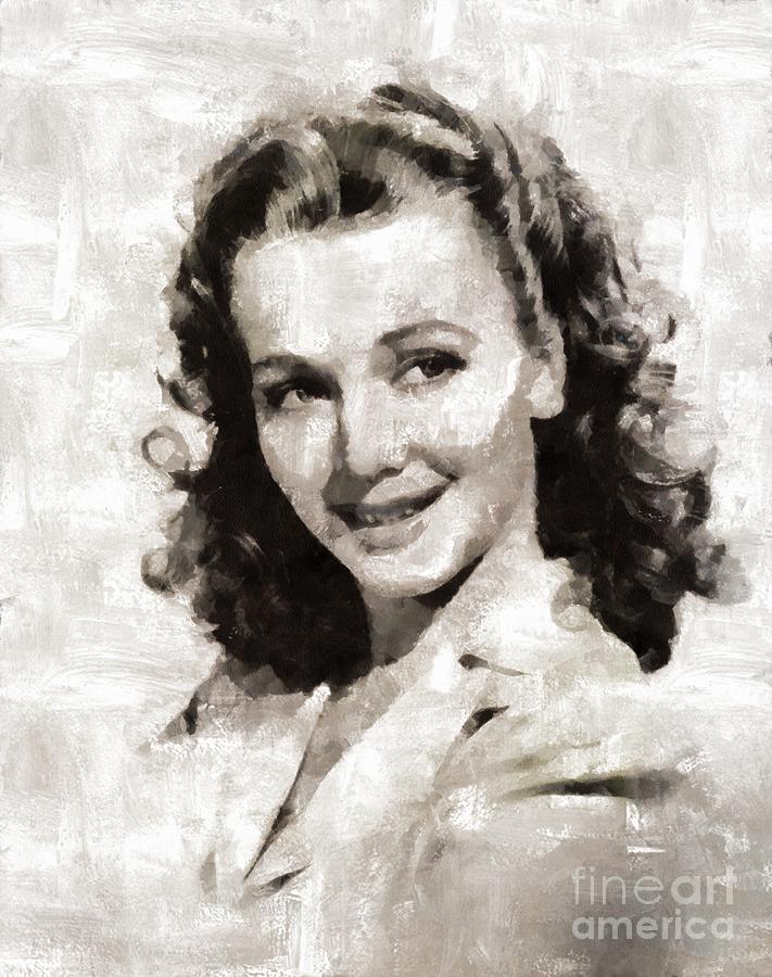 Carole Landis, Actress Painting by Esoterica Art Agency | Fine Art America