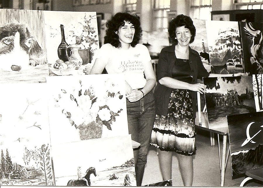 Carole Spandau And Gina Guzzo Darcy Mcgee Art Exhibition Photograph by Carole Spandau