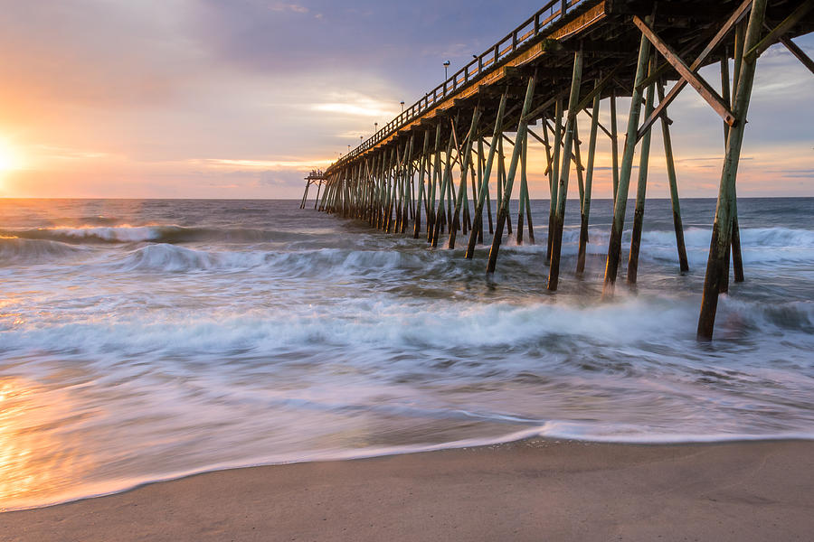 Carolina Beach Pier Photograph by Kevin Giannini