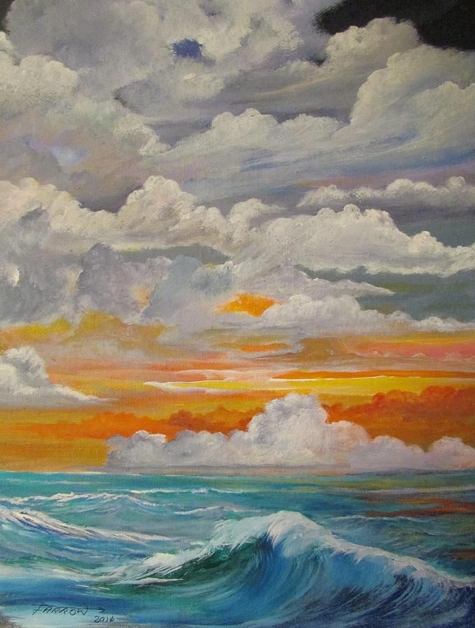 Carolina Sunrise Painting by Dave Farrow