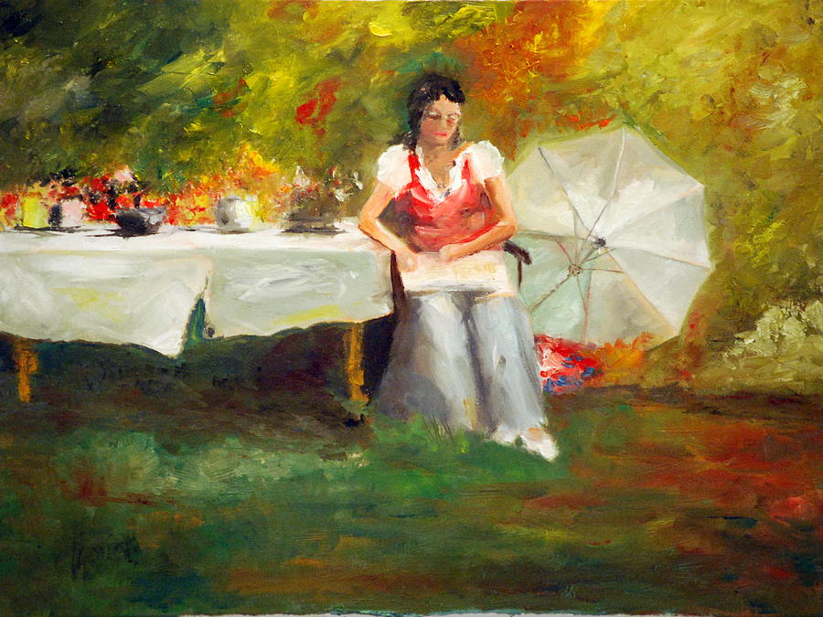 Carolina Tea Painting by Phil Burton