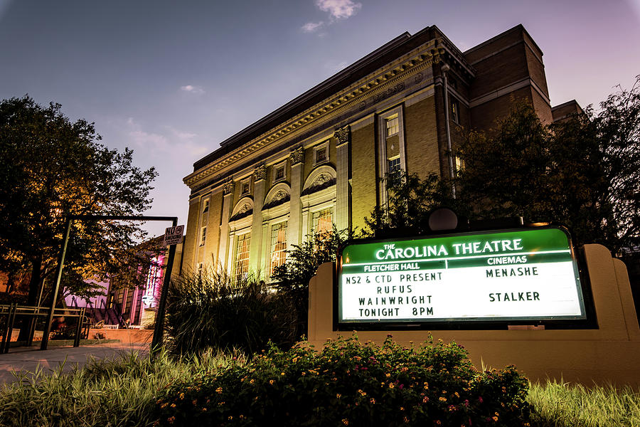Carolina Theatre at Dusk Photograph by Anthony Doudt