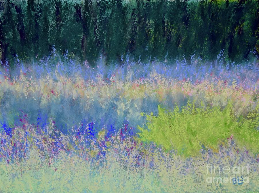 Carols Meadow Pastel by Barrie Stark
