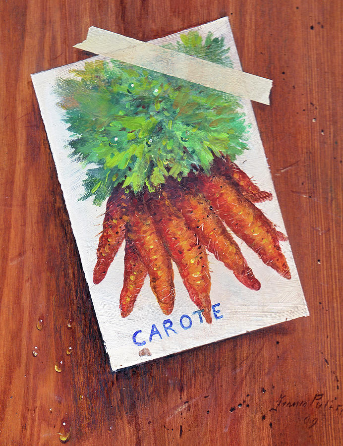 Carrot Painting - Carote by Franco Puliti