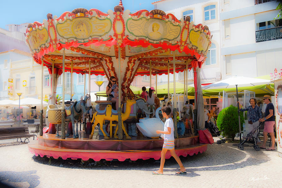 Carousel Dreams - Portugal Photograph by Madeline Ellis
