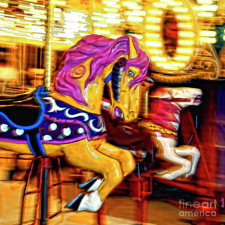 Carousel Horse - D006484d Photograph