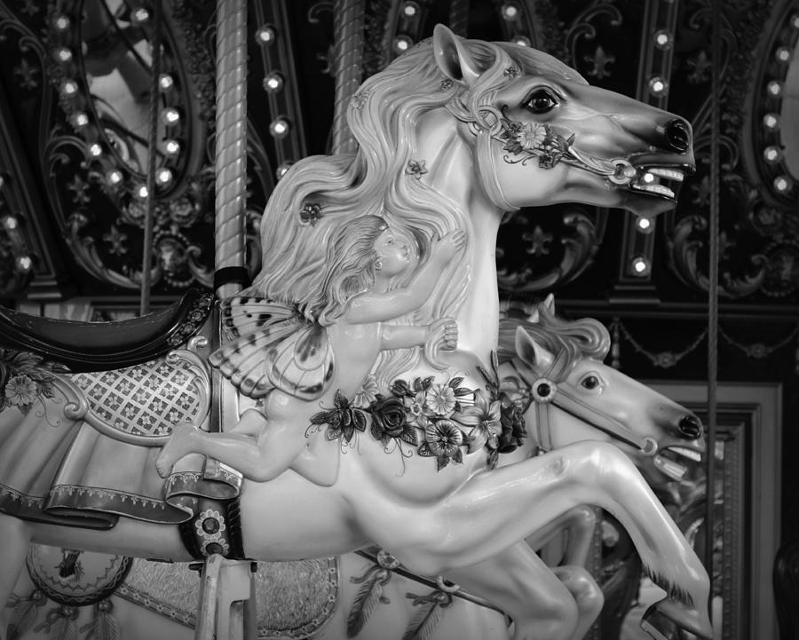 Carousel Horse Photograph by Beth Vincent
