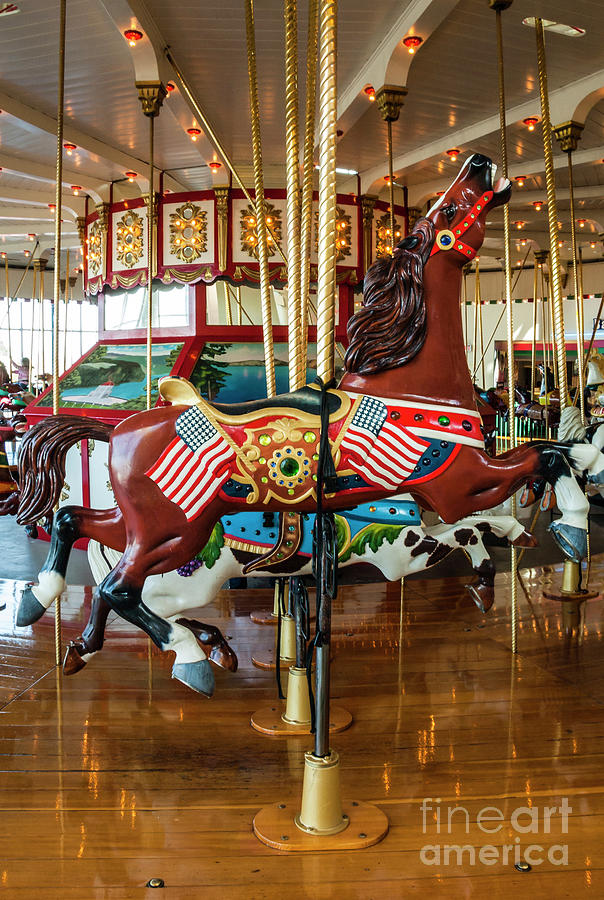 Carousel Horse Photograph by Bob Zuber - Fine Art America