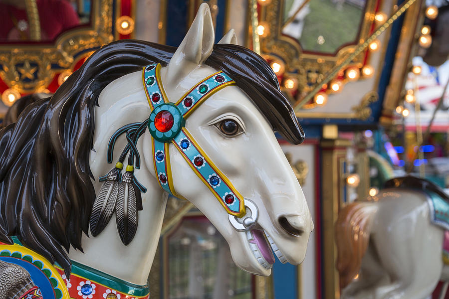 Carousel Horse Photograph by Denise Bush