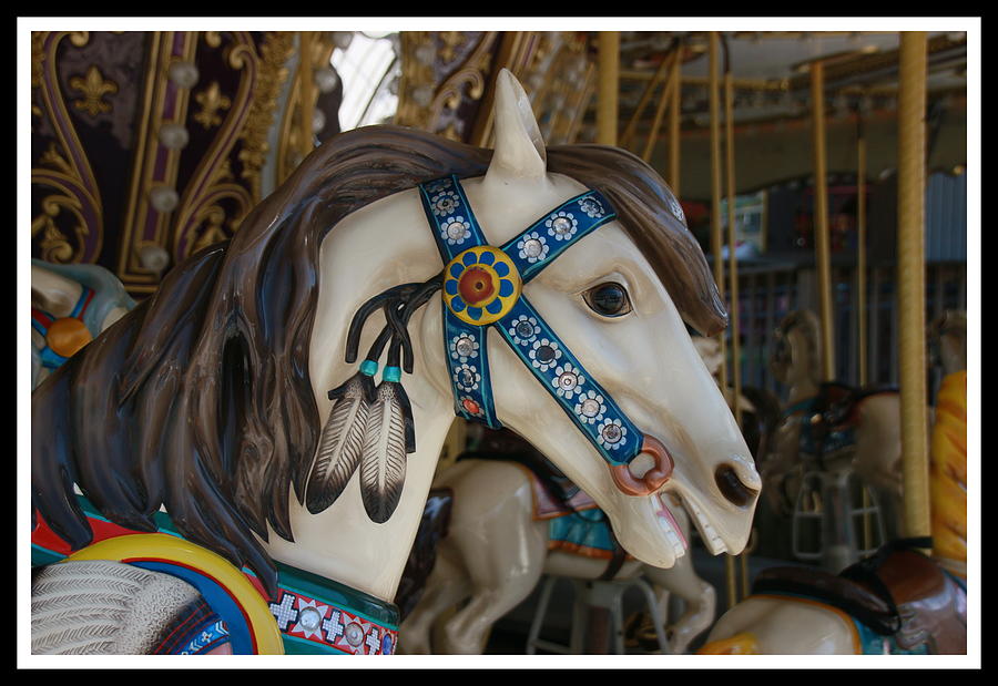 Carousel Horses 6 Photograph by Allen Beatty