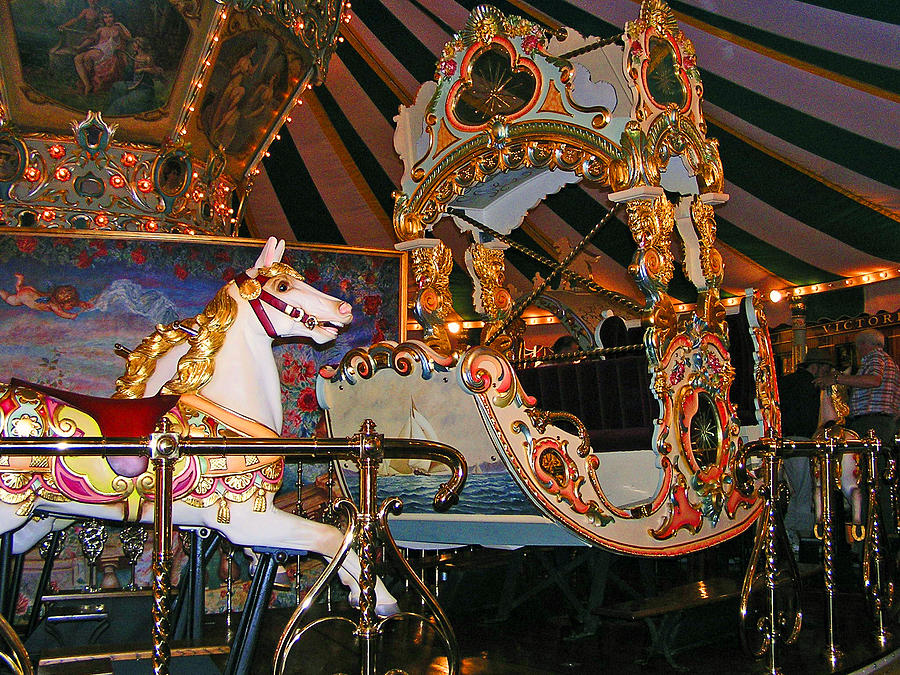 Carousel of Old Photograph by Michael Durst - Fine Art America