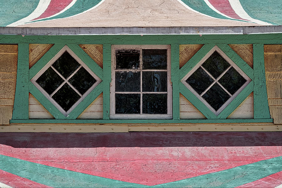 Carousel Pavillion Windows Photograph by Stuart Litoff
