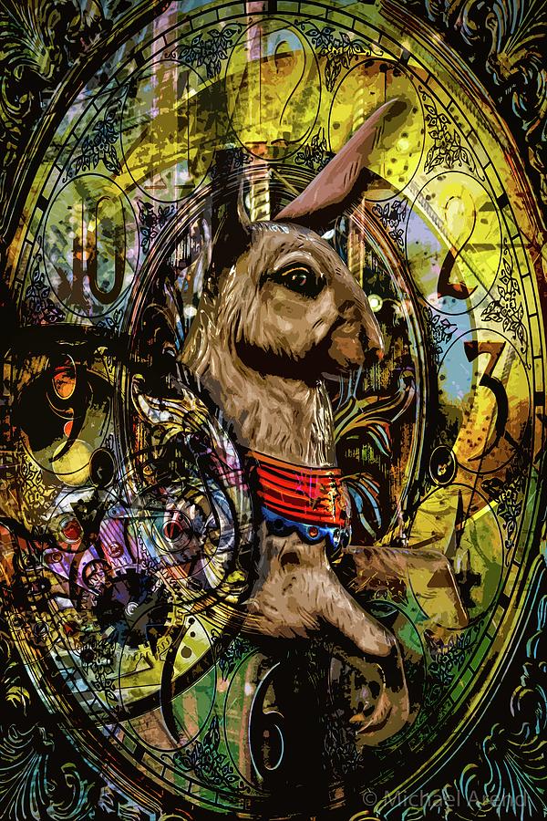 Carousel Rabbit Photograph by Michael Arend