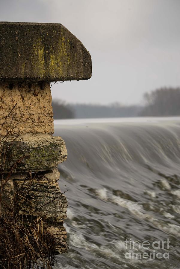 Carpentersville Dam - 2 Photograph by David Bearden