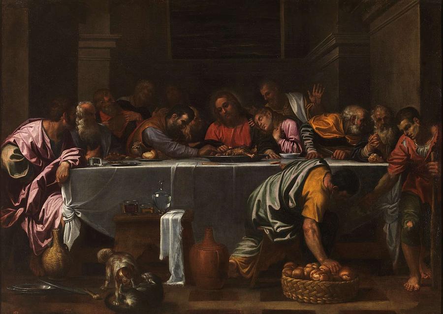 CARRACCI, AGOSTINO Bolonia, 1557 - Parma, 1602 The Last Supper 1593 ...