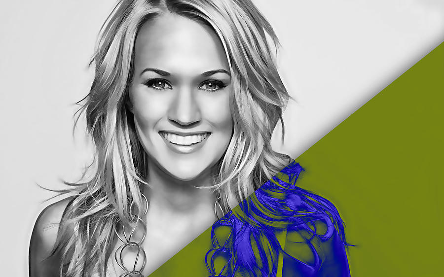 Carrie Underwood Collection Mixed Media by Marvin Blaine