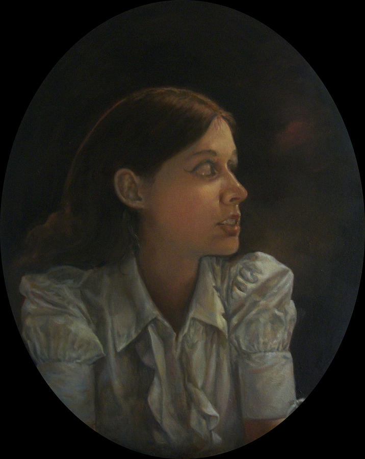 Portrait Painting - Carrie Wilson by Belita William