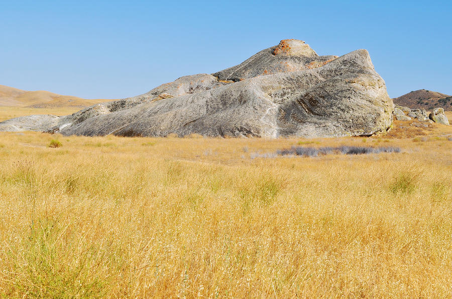 Carrizo Plain Painted Rock Grassland Photograph by Kyle Hanson