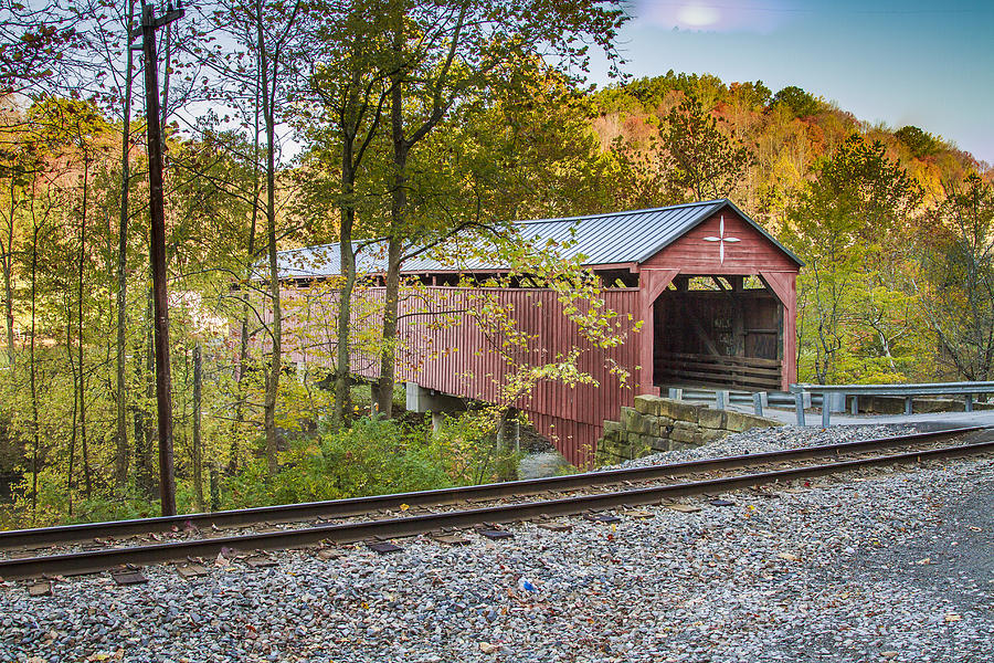 Carrollton Covered Bridge Photograph by Jack R Perry