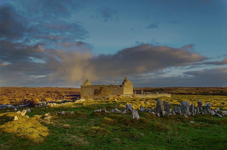 Ireland Photograph - Carron Church by Michael Quinlan