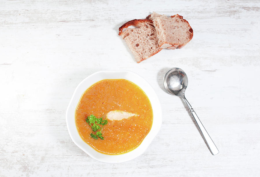 Carrot Soup Photograph by Jean Gill