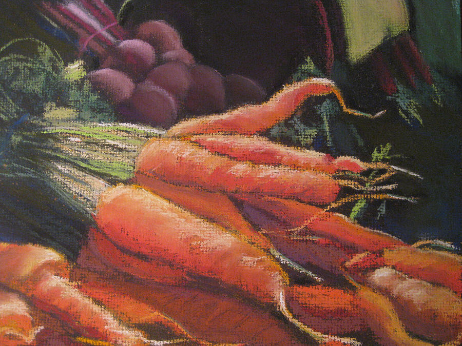 Carrots Pastel by Constance Gehring