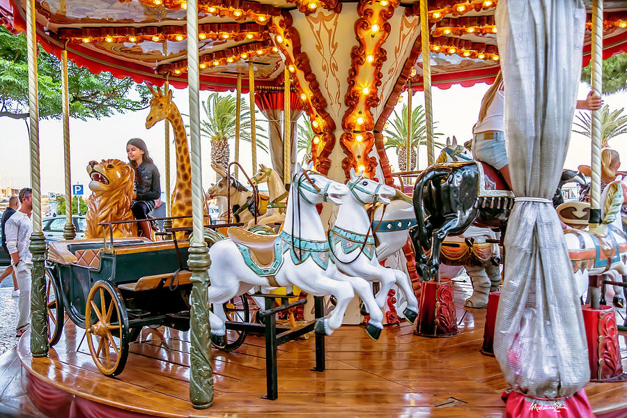 Carousel Dreams - Lagos, Portugal Photograph by Madeline Ellis
