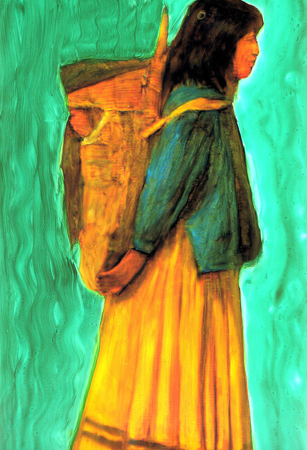 Carrying Our Future Painting by FeatherStone Studio Julie A Miller