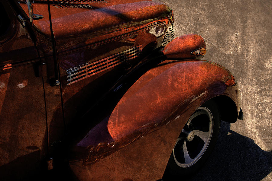 Cars Master Deluxe Pavement RUST Photograph by Lesa Fine