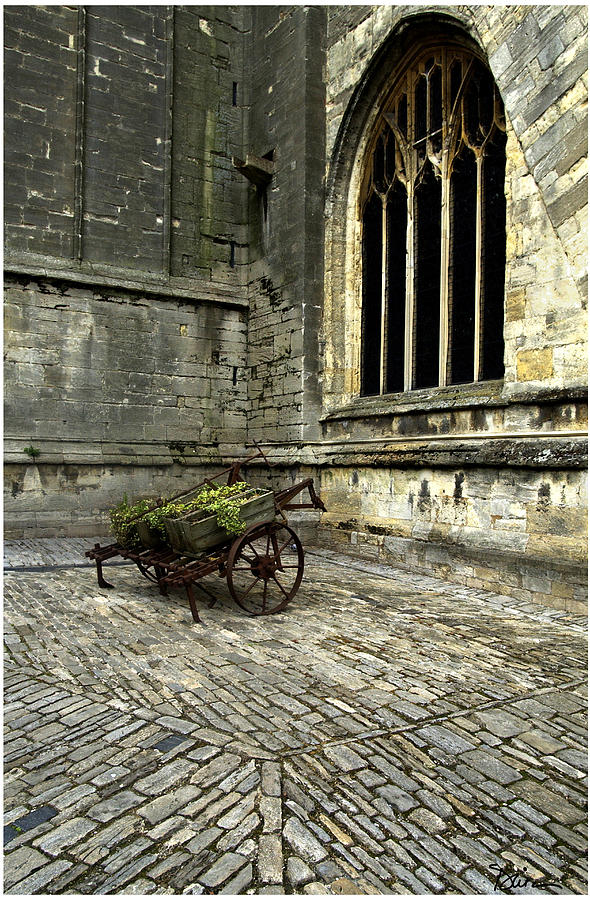 Cart in Cirencester  England Photograph by Peggy Dietz