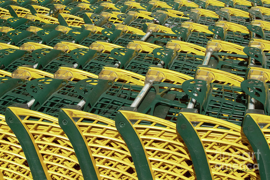 Cart It In Yellow And Green Photograph by Marc Nader