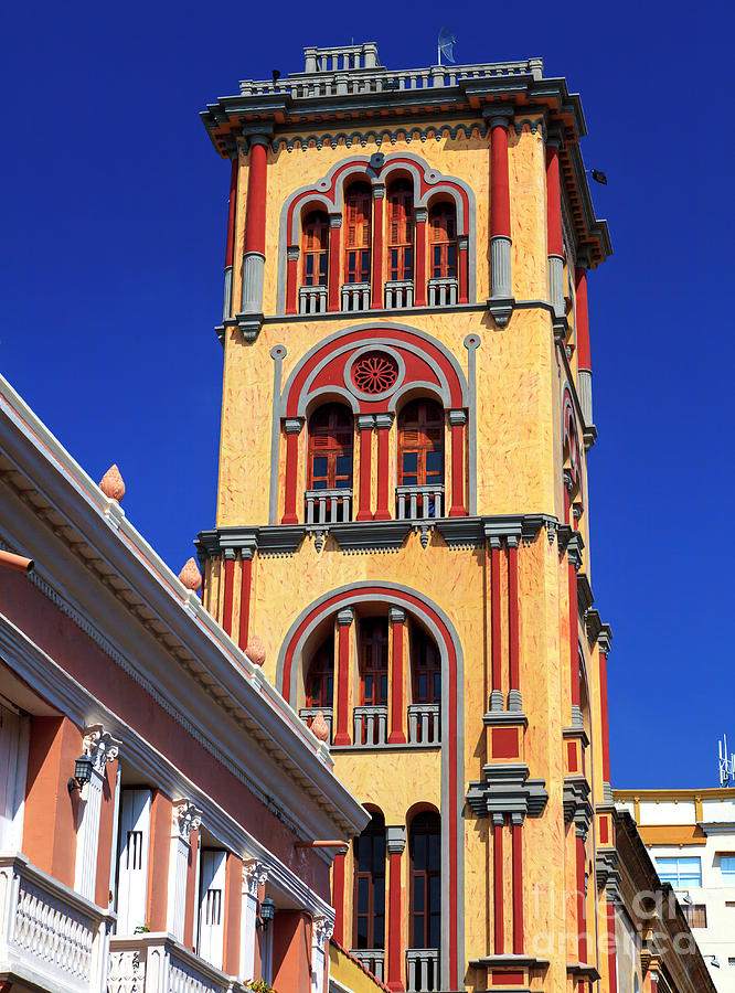 Cartagena Building Design Photograph by John Rizzuto