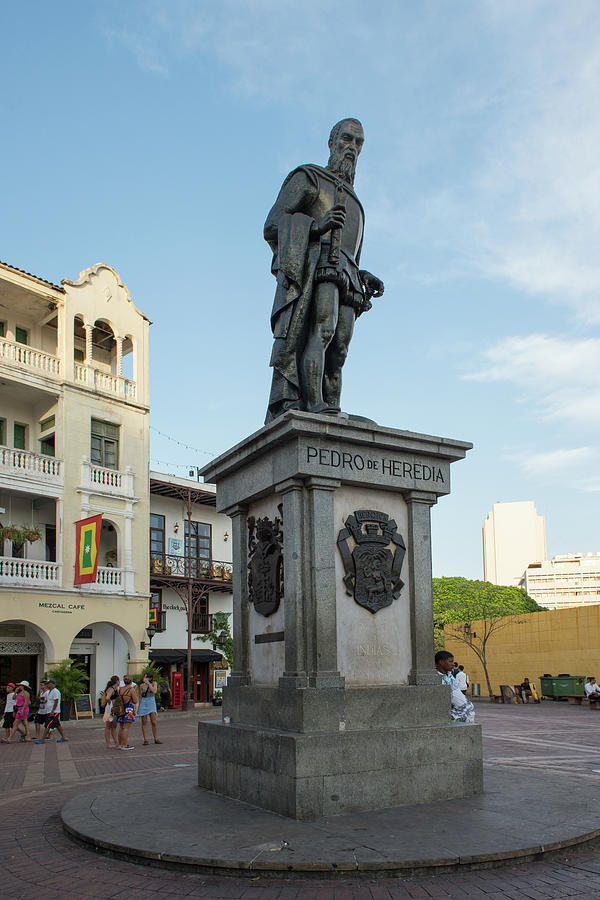 Cartagena City Scenes Plaza de los Coches Digital Art by Carol Ailles ...