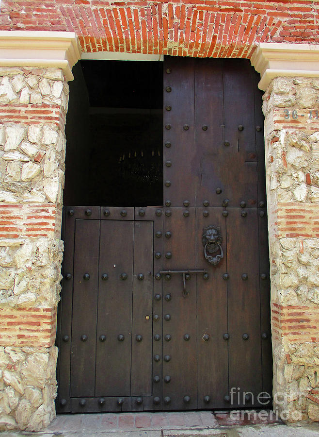 Cartagena Door 6 Photograph by Randall Weidner