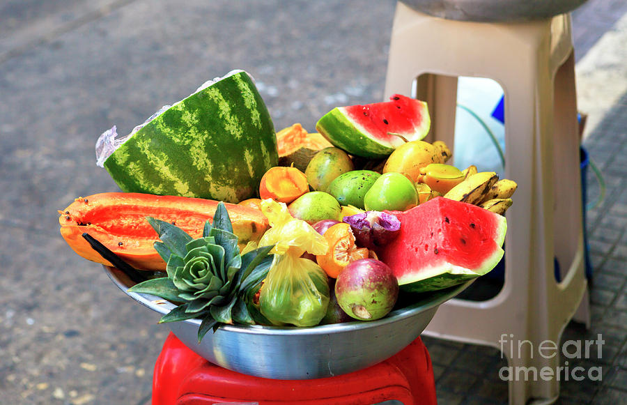Cartagena Street Fruit Photograph by John Rizzuto