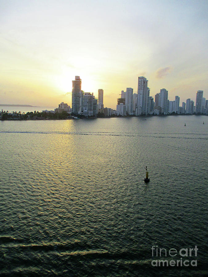 Cartagena Sunset 3 Photograph by Randall Weidner