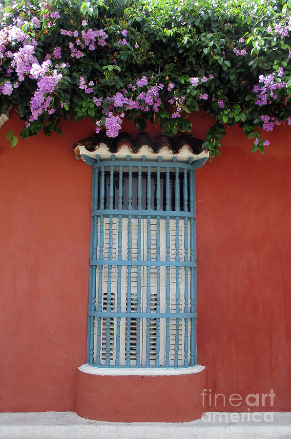 Cartagena Windows 17 Photograph by Randall Weidner