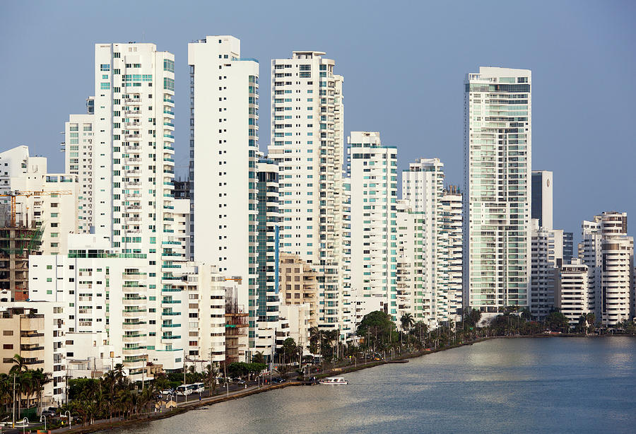 Skyscraper Photograph - Cartagenas Towers by Ramunas Bruzas