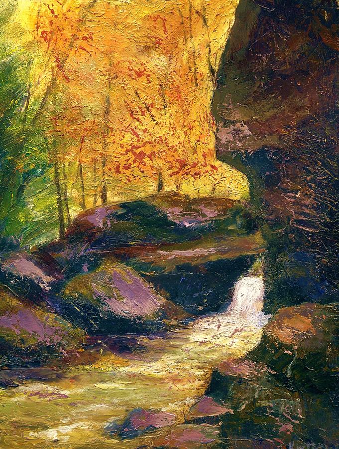 Kentucky Painting - Carter Caves Kentucky by Gail Kirtz Kentucky Painting - Carter Caves Kentucky by Gail Kirtz