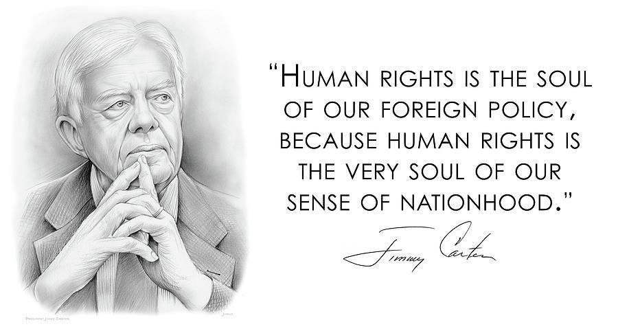 Carter On Human Rights Drawing