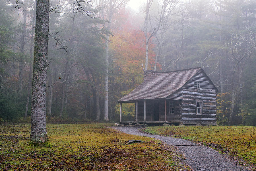 Carter Shields Cabin in Cades Cove Photograph by Victor Culpepper