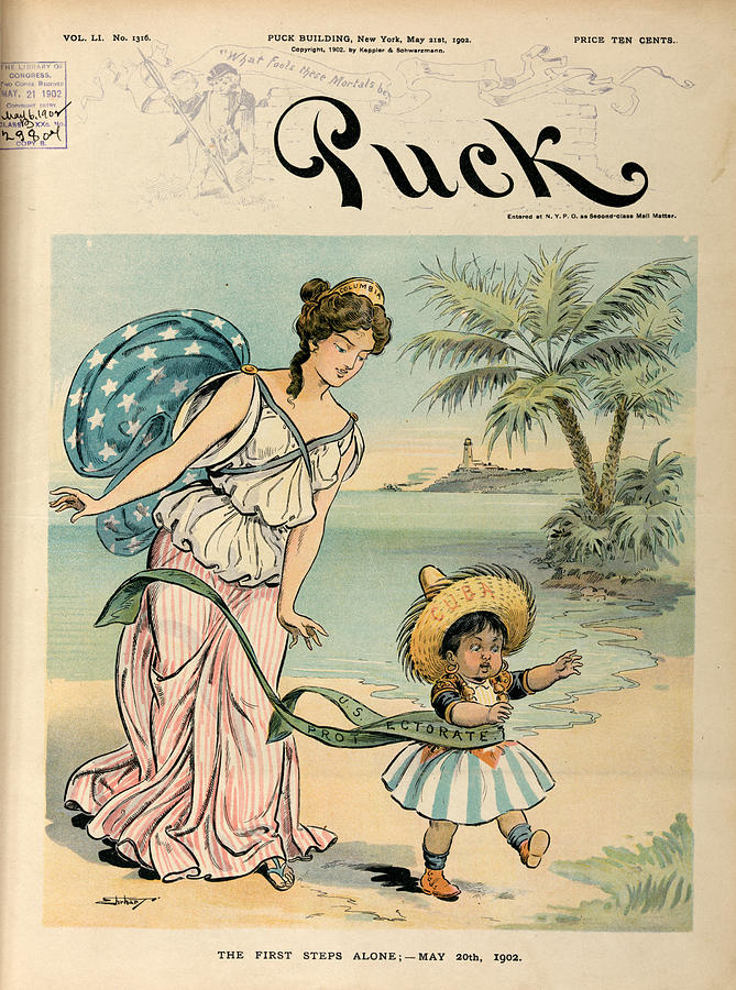 Cartoon: Cuba, 1902 Photograph by Granger