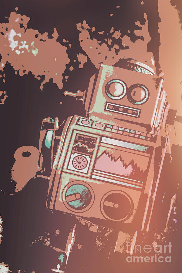 Cartoon Cyborg Robot Photograph