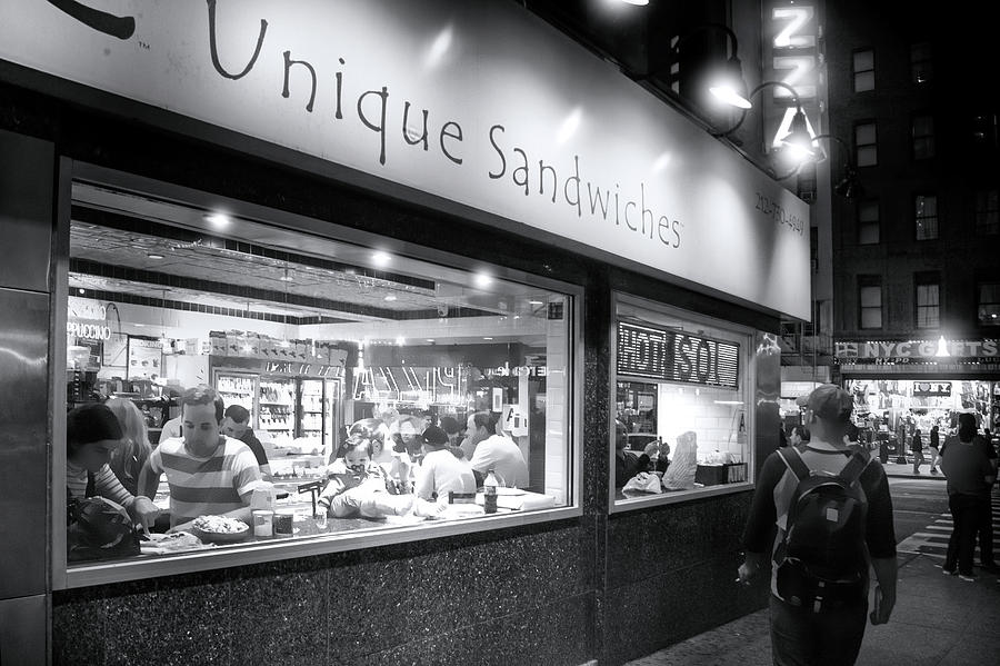 New York City Photograph - Carve Unique Sandwiches and Pizza by Mark Andrew Thomas