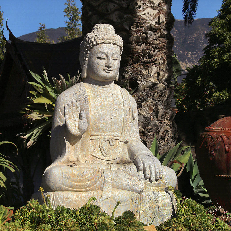 Carved Buddha Statue Photograph by Art Block Collections