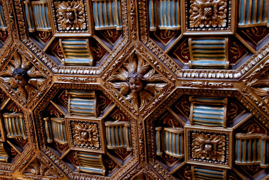 Carved Ceiling  Photograph by Eric Tressler