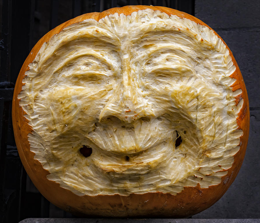 Carved Halloween Pumpkin Photograph by Robert Ullmann