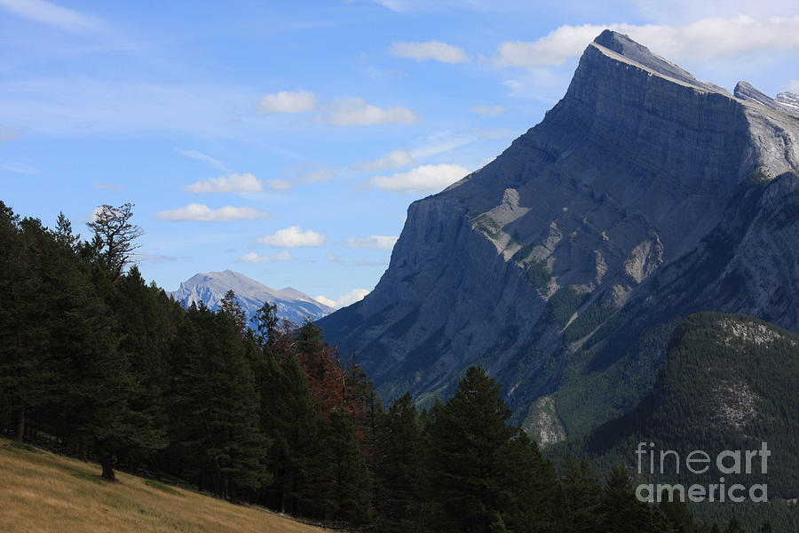 Banff National Park Photograph - Carved Mountains of Banff by Christina Gupfinger