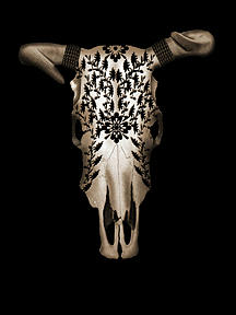 Carved Skull Digital Art by Julie Rodriguez Jones