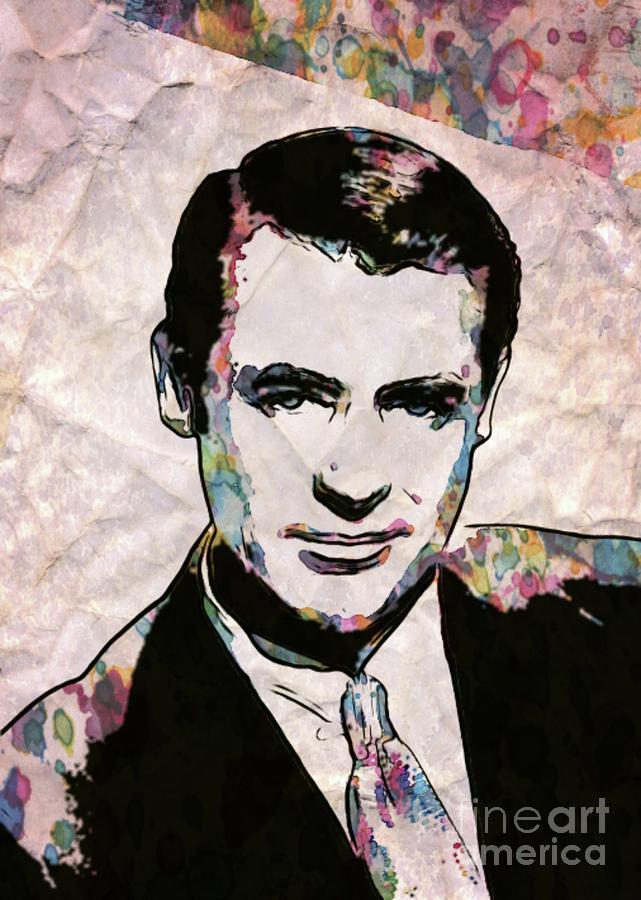 Hollywood Painting - Cary Grant Pop Art by Esoterica Art Agency